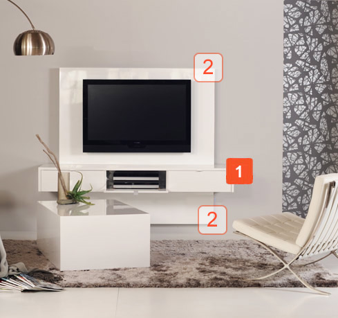 Floating TV Panel Floating TV Panel